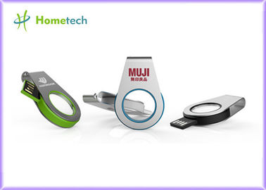 360 ° berputar cahaya USB akrilik Ukuran Mini Metal / Acrylic Putar USB Flash Drive Perekam Dukungan USB 2.0 Dengan Lampu LED