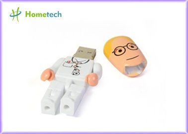 Fashion Cartoon Doctor Character USB Drives Flash Memory Stick 2.0 4GB