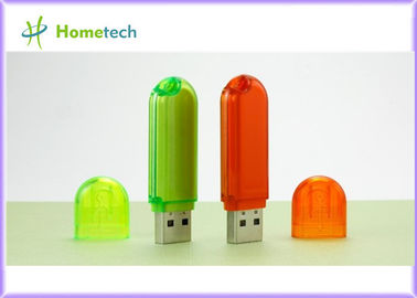Drive Memori Flash USB Lipat Pena Biru, Plastik USB Flash Drive dengan Gantungan Kunci Untuk Hadiah