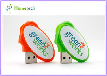 OEM Biru Plastik USB flash thumb drive 8GB, Plastik USB Memory 2.0 dengan logo USB flashdisk yang disesuaikan