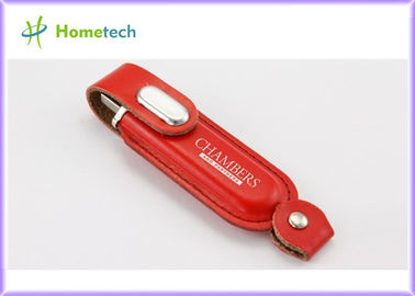 Leather USB Flash Disk , Hot Selling USB Flash Drive Leather