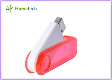 Transparent Plastic Twist USB Sticks , 2GB Micro USB Flash Drive