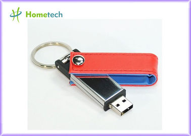 Large Pink Leather USB Flash Disk 8GB 16GB USB Memory with Keyring