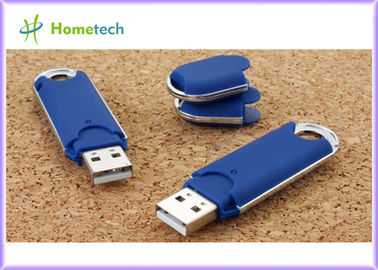 Blue Customized Plastic USB Flash Drive 2GB / 4GB / 8GB flashdrives