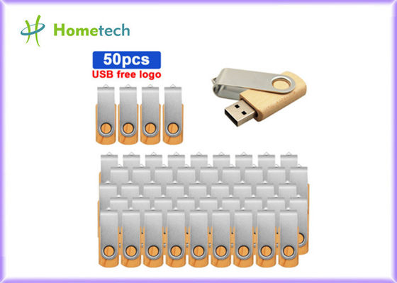 Folding Twist Kayu USB Pen Drive 2.0 3.0 1 GB 4 GB 8 GB 16 GB 32 GB Putar