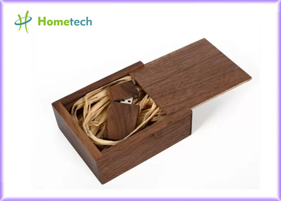 Walnut Wood 8GB 16GB Laser Engrave USB Flash Drive