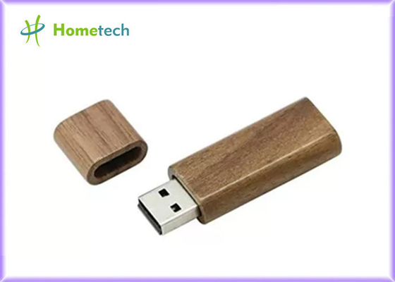 PC Rectangle 64GB 128GB USB Flash Drive Kayu