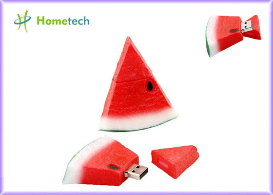 4GB USB 2.0 3.0 USB Thumb Drive Kartun Berbentuk Semangka Merah