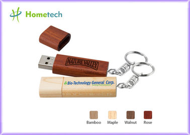 Gift Engraving Bamboo Customised Usb Flash Drives Eco Frinendly